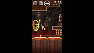 Super Mario Run World 5-4 green coin