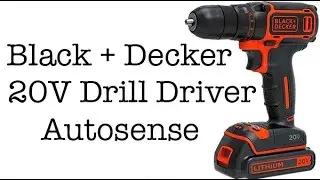 Дрель-шуруповерт Black + Decker 20 В Max с функцией Autosense