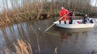 Elfiskeri efter sn&aelig;bler / Electro fishing for houting - Ribe &aring;