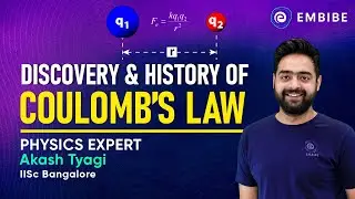 Discovery and History of Coulomb's Law | Interesting Facts | Akash Tyagi IISc Bangalore | Embibe