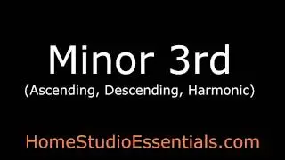 Interval Ear Training: Minor 3rd (Ascending/Descending/Harmonic)