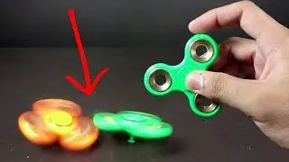 FIDGET SPINNER HACK: How to transform Fidget Spinner to Beyblade/ Spinning Tops