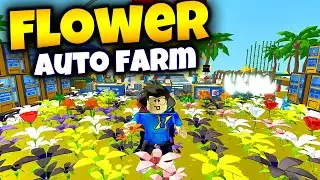 How To Build A OP AFK Flower Farm In Roblox Islands