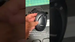 Microsoft Wireless Optical Receiver. #microsoft  #computer  #fyp  #mouse