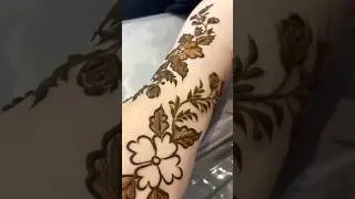 Arabic henna❤ #henna #hennadesign #mehndidesign #arabichenna #shorts