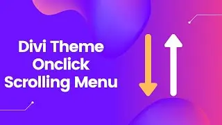 Divi Theme Tutorial - How Make on Click Scrolling Menu