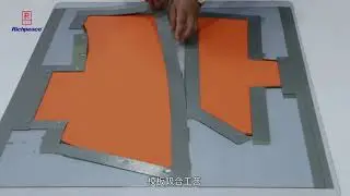 CNC perforating drilling machine for leather upholstery car interior 【Flatbed type】