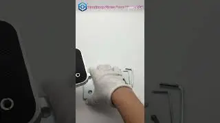 EH 022 Frameless Wall To Glass Silver Aluminum Glass Door Hinge