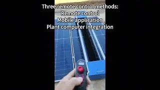Dry And Wet Mode Solar Panel Cleaning Robot Solar Panel Washing cleaning machine For PV Project