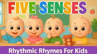 Five Senses | Baby Learning Rhyme | Rhythmic Rhymes For Kids