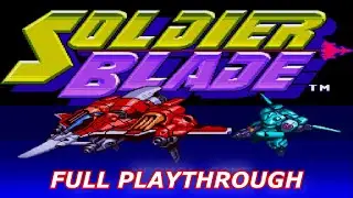 Soldier Blade (Turbografx-16) - Full Playthrough