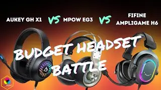 #Budget #Gaming Headset Battle Aukey GHX1, Mpow EG3 , Fifine H6