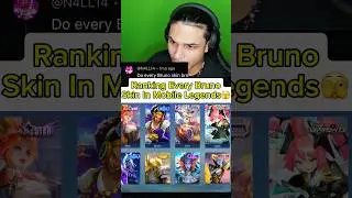Ranking Every Bruno Skin In Mobile Legends🫣#mobilelegends #bruno #ranking