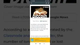 Number of Lost Bitcoins Hits 33.96% Of Total BTC Supply, Here&rsquo;s What It Means #Shorts