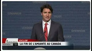 Le Canada interdira l'utilisation de l'amiante - 2016 -