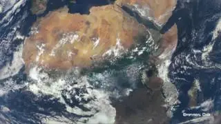 Space Monkey - Africa United. Africa continent from Earth orbit.