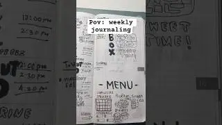 Messy weeks😬#journal#weeks #weeklyjournal#dailyshorts #viralshort #weeklyshorts #artjournal#kinbor