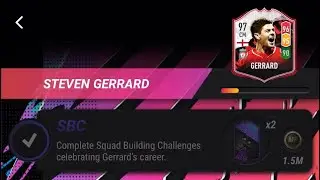 STEVEN GERRARD || ALL 10 SBC SOLUTION&rsquo;S || MADFUT 21 OBJECTIVES