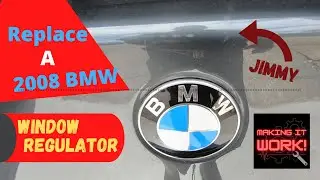 BMW, 08 528xi, Window Regulator replacement, Making It Work. #auto #car #repair #tips