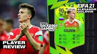 THE RUSSIAN KING! 🇷🇺 | 90 PATH TO GLORY GOLOVIN PLAYER REVIEW! | FIFA 21 Ultimate Team