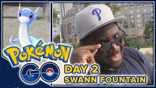 Pokemon GO Vlogs! - Part 2 - Swann Fountain (Philadelphia Landmark Tour)