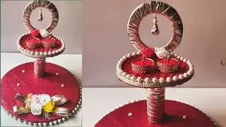 Engagement Ring Holder Idea Using Cardboard & Lace | Easy Wedding Ring Platter Decoration Idea 