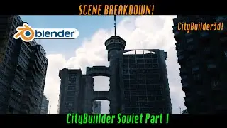 CityBuilder3d Blender scene breakdown: Soviet Trailer setup #1