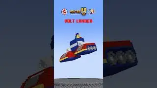 Voltes V Minecraft - Volt Lander Showcase #jstcreations #minecraft #voltesvminecraft