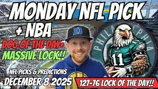Eagles vs Chargers Monday Night Football Picks Today Week 14 | Free NFL & NBA Picks Today 12/8/2025