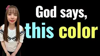 God says, 