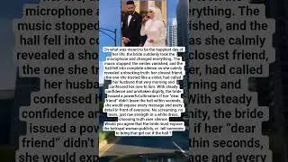 Bride Exposes Friend&rsquo;s Betrayal at Wedding.Public Ultimatum Shocks Guests