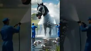 Rescue Team Save Horse#animals #respectshorts  #rescueanimals #humanity