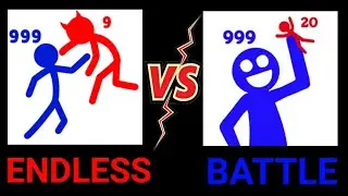 STICK FIGHT ENDLESS MOBILE GAME || STICKMAN DEFENSE IOS
