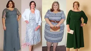 Plus Size Mother of the Bride/Groom Outfit Ideas | Elegant & Stylish Wedding Attire. #plussizedress