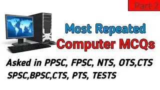 Computer Mcqs for bps 5 to 15  jobs test preparation| computer mcq for ppsc test preparation