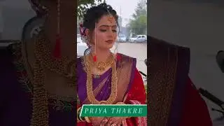 #marathi wedding look#💙#bridal makeup 👰# short # YouTube video viral#
