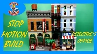 STOP MOTION BUILD - LEGO CREATOR EXPERT - DETECTIVE'S OFFICE, 10246.