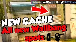 NEW CACHE ALL WALLBANGS SPOTS - FREE KILLS - CS2