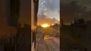 A sunset walk with strangers. #Spain #granada #Espa&ntilde;a #Sunsets #Strangers #sun #Walkingtour #Live #!