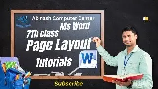 MS Word 7th Class | Page Layout Tab in Hindi | Complete Tutorial