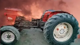 Belarus Tractor Live Accident || By Uttam Kheti & Tractors