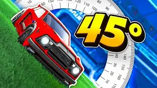 Rocket League But The WHOLE MAP IS TILTED 45 Degrees