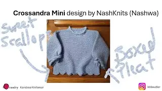 Where might you knit scallops or box pleats?