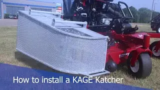 How to install Kage Katcher on Exmark Stand On Mowers - Lawn Mower Grass Catcher