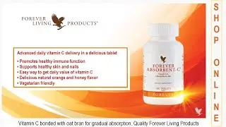 Best Vitamin C supplement with gradual absorption: Forever Absorbent C (ENG)