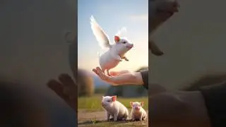 I Can&rsquo;t Believe This Pig Is Flying #shorts #subscribe @MrBeast @CoComelon