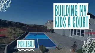 Creating a Mini Pickleball Court for Kids Using Alpha Grip Paint by SlipDoctors #pickleball #diy