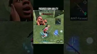 FOCUSED AK 47 GUN ABILITY 🔥 free fire new update #ffa2bgaming