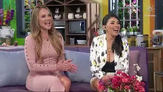 Dalila Polanco escotada y Ximena Córdova sexys piernas