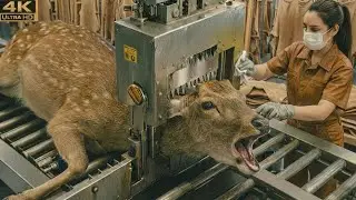 Inside the Factory Where Deer Become Luxury Leather… You Won’t Believe This